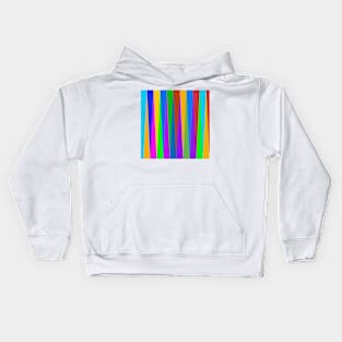 Striped colored columns background Kids Hoodie